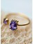 Deep Sea Ring Tanzanite 8 Ayar Kadın Altın Yüzük 5