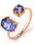 Deep Sea Ring Tanzanite 8 Ayar Kadın Altın Yüzük 2