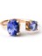Deep Sea Ring Tanzanite 8 Ayar Kadın Altın Yüzük 3