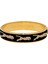 Leopard Black Gold Hinged Kadın Bileklik 1