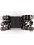Black And White Doğal Taş Unisex Bileklik 2