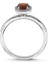 Hazine Garnet Pırlanta 14 Ayar White Gold Kadın Altın Yüzük 2
