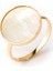 Mother Of Pearl Ring 14 Ayar Kadın Altın Yüzük 3