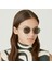 Xs Gladis 6703 8 Geometrik Altın Unisex Güneş Gözlüğü 3