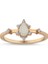 Hazine Opal Pırlanta 14 Ayar Rose Gold Kadın Altın Yüzük 1