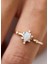 Hazine Opal Pırlanta 14 Ayar Rose Gold Kadın Altın Yüzük 4