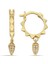 Gold Diamond With Full Spike Kadın Altın Küpe 1