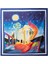 Midnight Acropolis Large Mavi 85X85 cm Ipek Eşarp 1