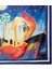 Midnight Acropolis Large Mavi 85X85 cm Ipek Eşarp 2