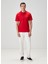 Comfort Fit Kırmızı Polo Yaka T-Shirt 3