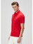 Comfort Fit Kırmızı Polo Yaka T-Shirt 4