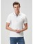 Slim Fit Beyaz Polo Yaka T-Shirt 1