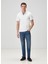 Slim Fit Beyaz Polo Yaka T-Shirt 3
