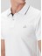 Slim Fit Beyaz Polo Yaka T-Shirt 6