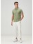 Comfort Fit Açık Haki Polo Yaka T-Shirt 3