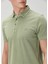 Comfort Fit Açık Haki Polo Yaka T-Shirt 5