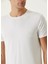 Beyaz Logo Detaylı T-Shirt 6