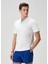 Comfort Fit Beyaz Polo Yaka T-Shirt 4