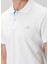 Comfort Fit Beyaz Polo Yaka T-Shirt 6