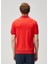 Kırmızı Kaz Jakarlı Polo Yaka T-Shirt 5