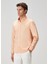 Comfort Fit Turuncu Oxford Gömlek 2