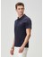 Comfort Fit Lacivert Polo Yaka T-Shirt 4
