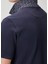 Comfort Fit Lacivert Polo Yaka T-Shirt 7