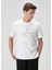 Relaxed Fit Beyaz T-Shirt 4