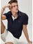 Slim Fit Lacivert Polo Yaka T-Shirt 1