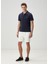 Slim Fit Lacivert Polo Yaka T-Shirt 3