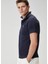Slim Fit Lacivert Polo Yaka T-Shirt 4