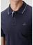Slim Fit Lacivert Polo Yaka T-Shirt 7