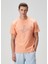 Kayısı Kontrast Baskı Detaylı T-Shirt 1
