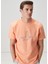 Kayısı Kontrast Baskı Detaylı T-Shirt 2