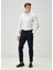 Slim Fit Beyaz Non-Iron Oxford Gömlek 3