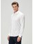 Slim Fit Beyaz Non-Iron Oxford Gömlek 4