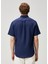 Comfort Fit Lacivert Keten Gömlek 5