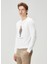 Beyaz Logo Baskılı Sweatshirt 3