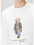 Beyaz Logo Baskılı Sweatshirt 5