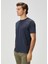 Relaxed Fit Lacivert T-Shirt 4