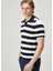 Lacivert Beyaz Polo Yaka T-Shirt 2