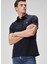 Comfort Fit Lacivert Polo Yaka T-Shirt 1