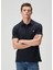 Comfort Fit Lacivert Polo Yaka T-Shirt 3