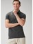 Comfort Fit Antrasit Polo Yaka T-Shirt 1
