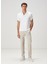Beyaz Şerit Detaylı Polo T-Shirt 3