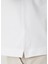 Beyaz Şerit Detaylı Polo T-Shirt 7