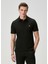 Comfort Fit Siyah Polo Yaka T-Shirt 1