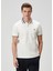 Comfort Fit Beyaz Polo Yaka T-Shirt 1