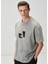 Antrasit Oversize T-Shirt 2
