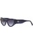 Hm 1709 C3 Cat Eye Lacivert Asetat Kadın Güneş Gözlüğü 1